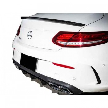 Mercedes C Serisi W205 Coupe (2015-2018) Arka Tampon Kaşları